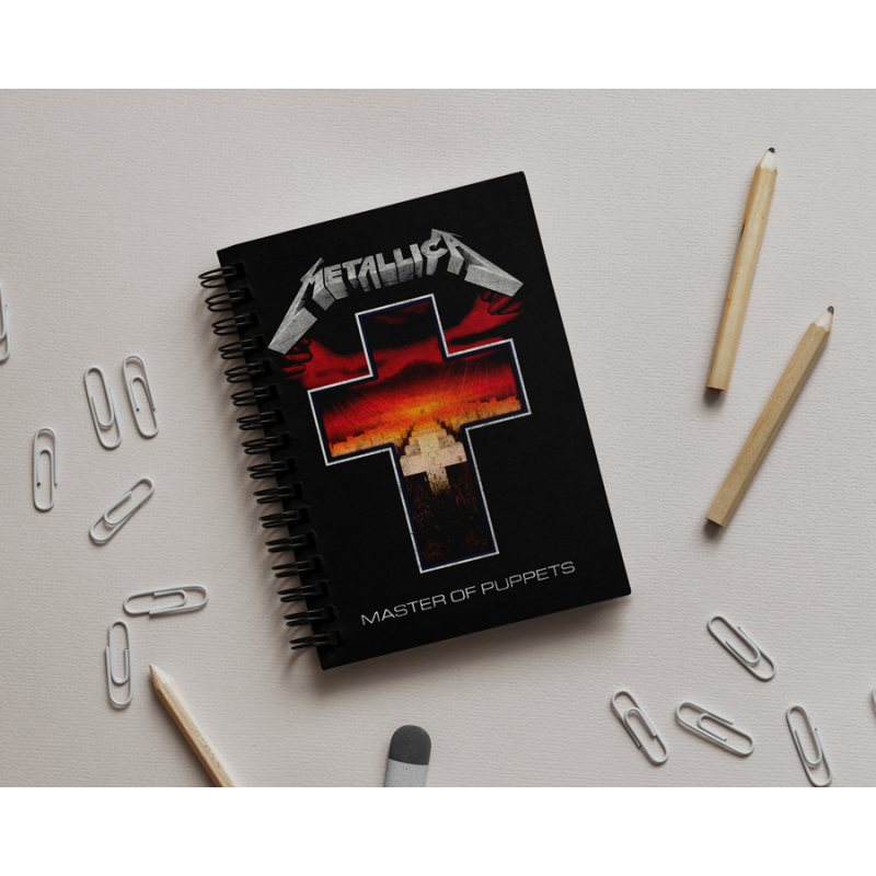 Cuaderno Metallica Master of Puppets