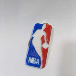 Llavero 3d NBA (logo)
