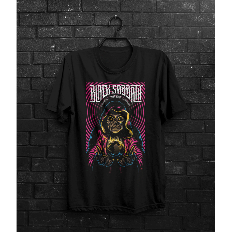 Camiseta Black Sabbath skull