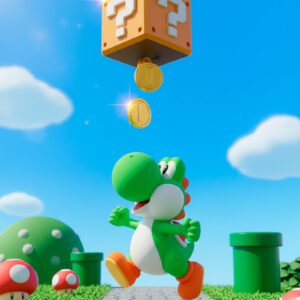 Si eres fan de Super Mario, esta figura de Yoshi impresa en 3D es el accesorio definitivo que le falta a tu zona de juegos o escritorio.