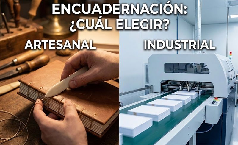 Encuadernación Artesanal vs. Industrial