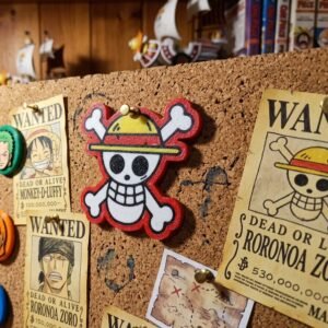 Emblema Piratas del Sombrero de Paja (One Piece) - Figura Decorativa Impresa en 3D (PLA Reciclado)
