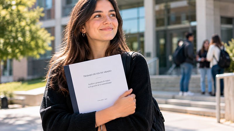 Cómo imprimir y encuadernar un TFG o TFM: guía práctica para presentar tu trabajo universitario